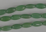 COV59 15.5 inches 6*12mm oval green aventurine beads wholesale