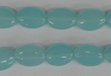 COV61 15.5 inches 10*14mm oval candy jade beads wholesale