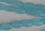 COV62 15.5 inches 10*14mm oval candy jade beads wholesale