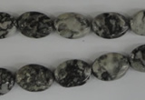 COV76 15.5 inches 10*14mm oval jasper gemstone beads wholesale