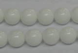 CPB05 15.5 inches 12mm round white porcelain beads wholesale