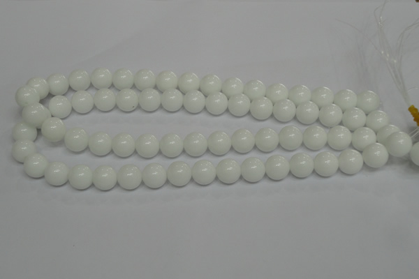 CPB05 15.5 inches 12mm round white porcelain beads wholesale