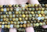 CPB1051 15.5 inches 6mm round golden pietersite beads wholesale