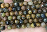 CPB1069 15.5 inches 12mm faceted round natural pietersite beads