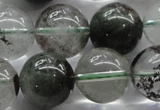 CPC06 15.5 inches 14mm round green phantom quartz beads wholesale