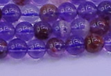 CPC601 15.5 inches 6mm round purple phantom quartz beads