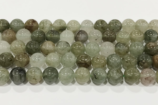 CPC682 15.5 inches 10mm round chorite green phantom beads