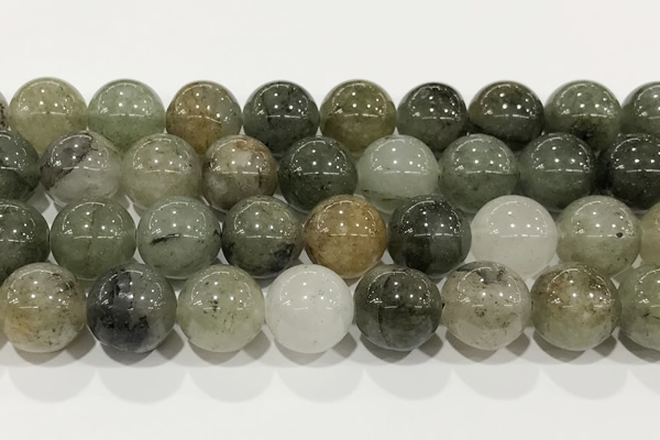 CPC683 15.5 inches 12mm round chorite green phantom beads