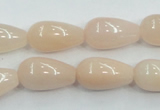 CPI03 15.5 inches 10*20mm teardrop pink aventurine jade beads