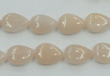 CPI04 15.5 inches 10*14mm flat teardrop pink aventurine jade beads