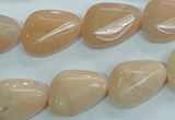 CPI104 15.5 inches 15*20mm nuggets pink aventurine jade beads