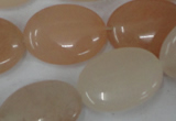 CPI152 15.5 inches 18*25mm oval pink aventurine jade beads