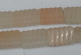 CPI154 15.5 inches 13*18mm carved rectangle pink aventurine jade beads