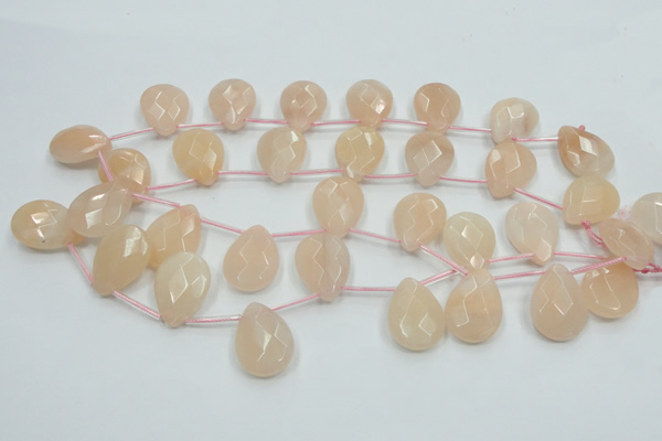 CPI16 15.5 inches 18*25mm briolette pink aventurine jade beads