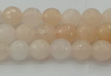 CPI210 15.5 inches 4mm faceted round pink aventurine jade beads