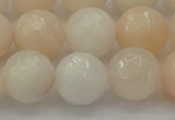 CPI214 15.5 inches 12mm faceted round pink aventurine jade beads