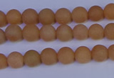 CPI301 15.5 inches 6mm round matte red aventurine beads wholesale