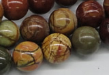 CPJ03 15.5 inches 16mm round picasso jasper beads wholesale