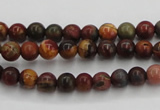 CPJ101 15.5 inches 6mm round picasso jasper gemstone beads wholesale