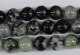 CPJ204 15.5 inches 10mm round green picasso jasper beads