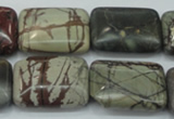 CPJ31 15.5 inches 18*25mm rectangle picasso jasper beads wholesale