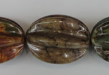 CPJ373 15.5 inches 25*32mm starfruit picasso jasper gemstone beads