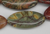 CPJ410 15 inches 20*40mm marquise picasso jasper gemstone beads