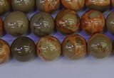 CPJ463 15.5 inches 10mm round African picture jasper beads