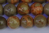 CPJ465 15.5 inches 14mm round African picture jasper beads