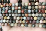 CPJ481 15.5 inches 6mm round polychrome jasper beads wholesale