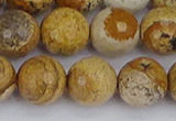 CPJ559 15.5 inches 12mm faceted round picture jasper beads