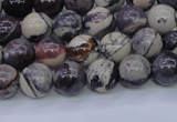 CPJ602 15.5 inches 8mm round purple striped jasper beads wholesale