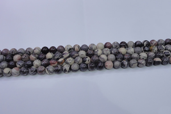 CPJ602 15.5 inches 8mm round purple striped jasper beads wholesale