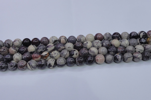 CPJ605 15.5 inches 14mm round purple striped jasper beads wholesale