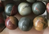 CPJ634 15.5 inches 6mm round picasso jasper beads wholesale