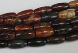 CPJ70 15.5 inches 6*12mm rice picasso jasper gemstone beads