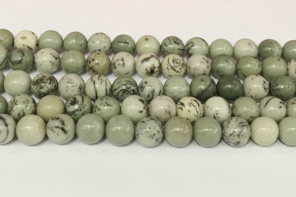 CPJ703 15.5 inches 10mm round greeting pine jasper beads