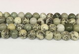 CPJ704 15.5 inches 12mm round greeting pine jasper beads