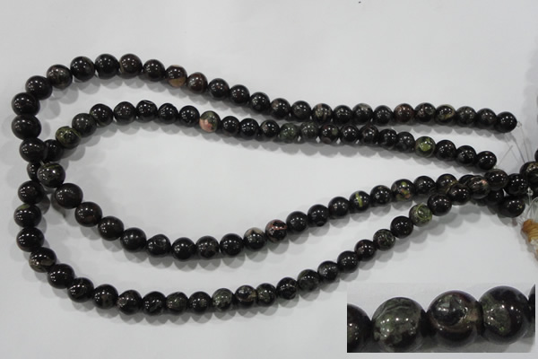 CPM01 15.5 inches 6mm round plum blossom jade beads wholesale