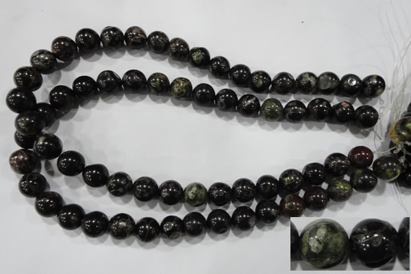 CPM04 15.5 inches 12mm round plum blossom jade beads wholesale