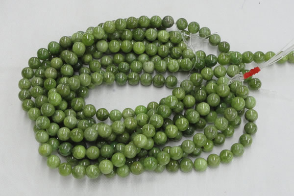 CPO01 15.5 inches 6mm round olivine gemstone beads wholesale