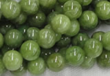 CPO03 15.5 inches 10mm round olivine gemstone beads wholesale