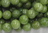 CPO04 15.5 inches 12mm round olivine gemstone beads wholesale