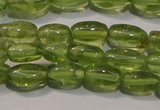 CPO111 15 inches 4*7mm rice natural peridot beads wholesale