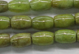 CPO24 15.5 inches 6*10mm drum olivine gemstone beads wholesale