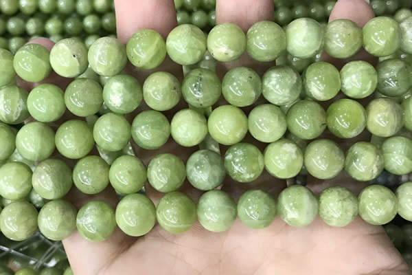 CPO46 15.5 inches 10mm round natural olivine gemstone beads