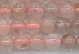 CPQ250 15.5 inches 4mm round natural pink quartz beads wholesale