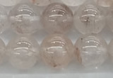 CPQ252 15.5 inches 8mm round natural pink quartz beads wholesale