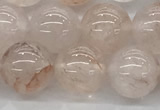 CPQ253 15.5 inches 10mm round natural pink quartz beads wholesale