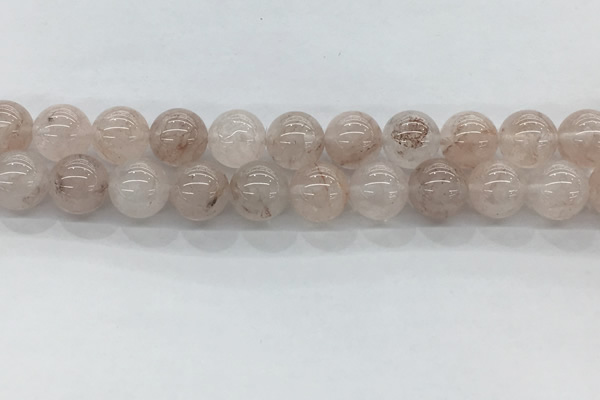 CPQ254 15.5 inches 12mm round natural pink quartz beads wholesale